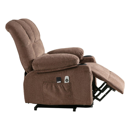 Lift Recliner Chair with Massage & Heat, USB & Remote