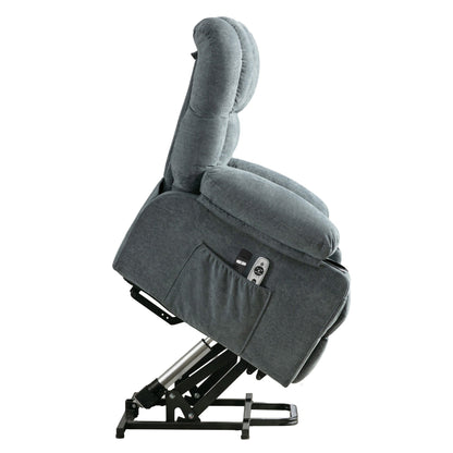 Lift Recliner Chair with Massage and Heat - Remote Control, USB Port, 8-Point Vibration