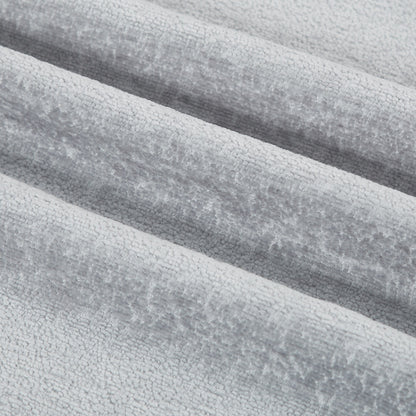 Light Gray Chenille Upholstered 3-seater Sofa with Plastic Legs