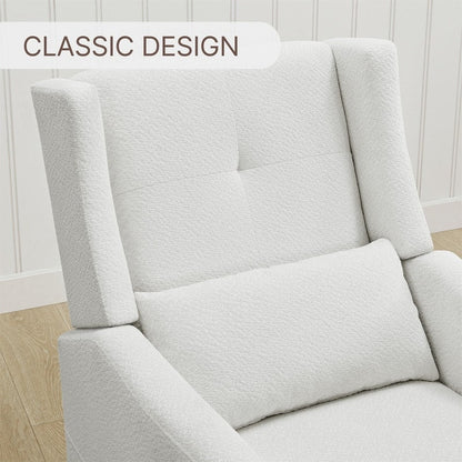 Lincoln Manual Swivel Glider Recliner with Lumbar Pillow