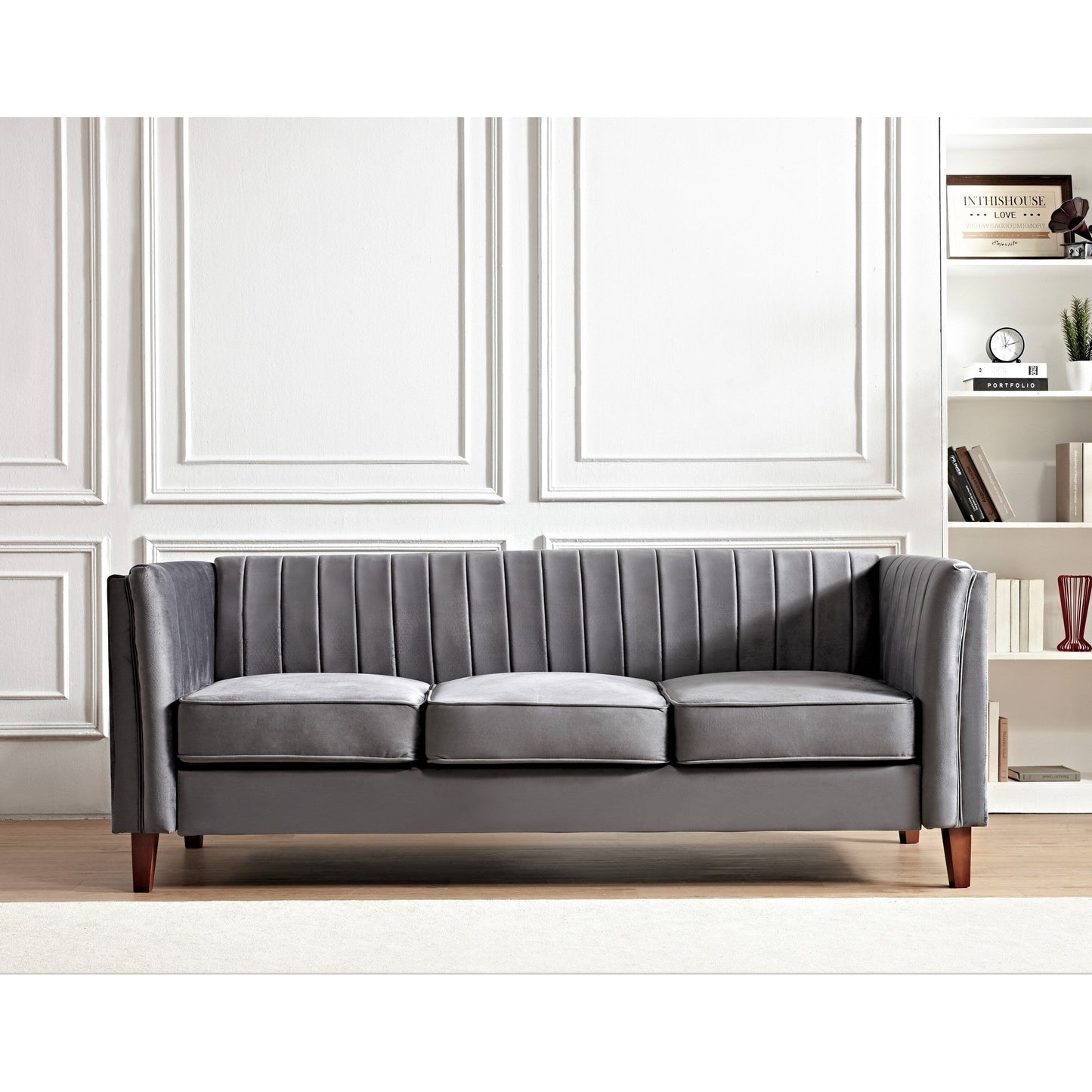 Line Tufted Square Design Sofa