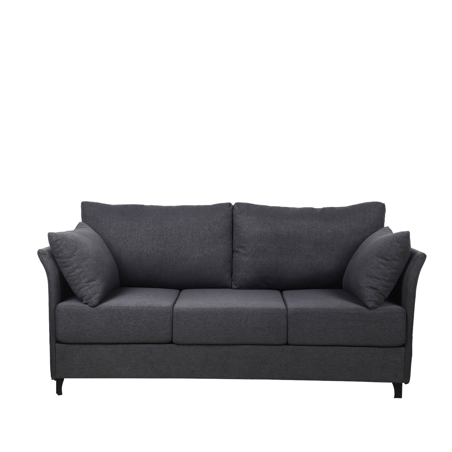 Linen 3-seater Detachable Sofa with Metal Frame
