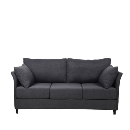 Linen 3-seater Detachable Sofa with Metal Frame
