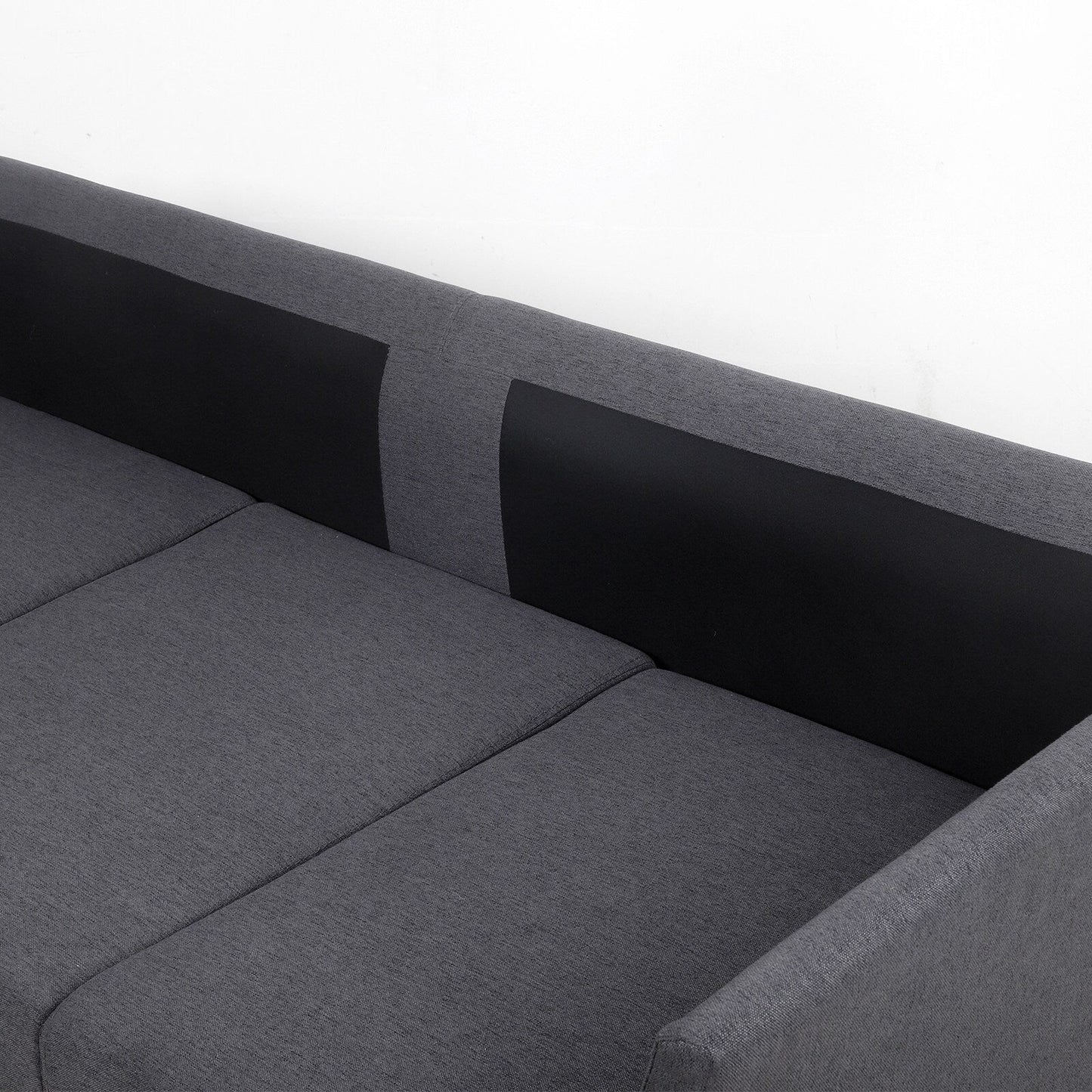 Linen 3-seater Detachable Sofa with Metal Frame