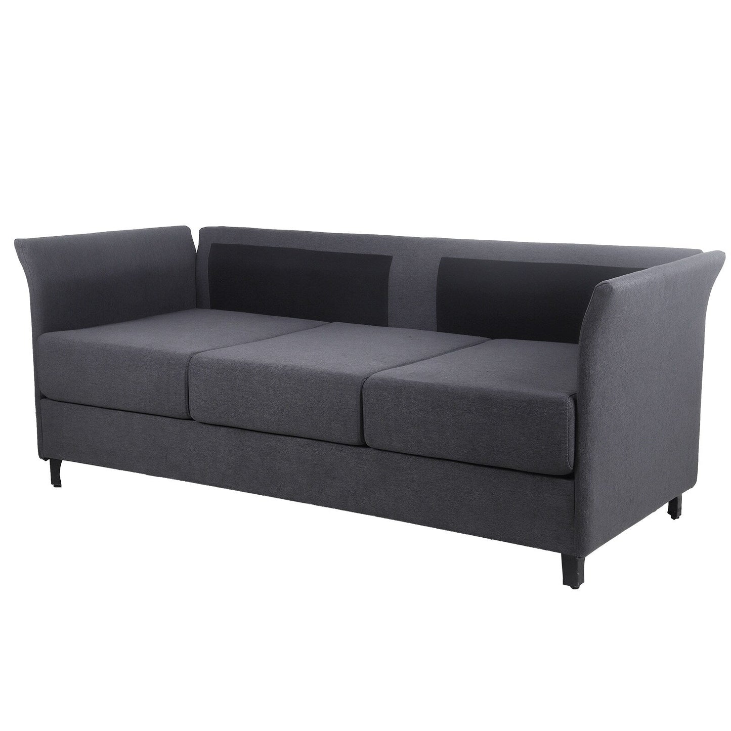 Linen 3-seater Detachable Sofa with Metal Frame