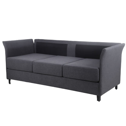 Linen 3-seater Detachable Sofa with Metal Frame
