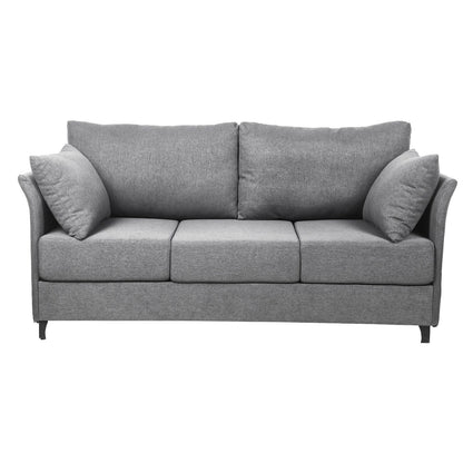 Linen 3-seater Detachable Sofa with Metal Frame