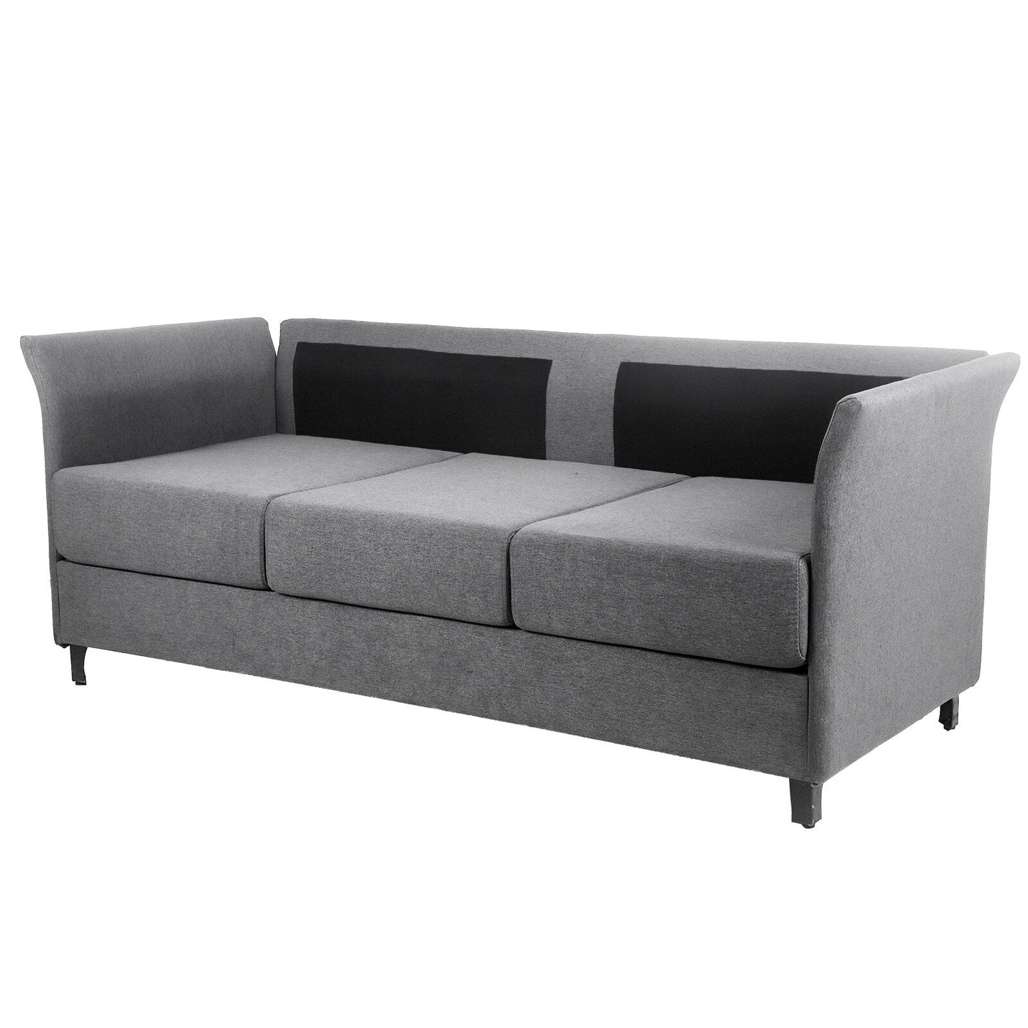 Linen 3-seater Detachable Sofa with Metal Frame
