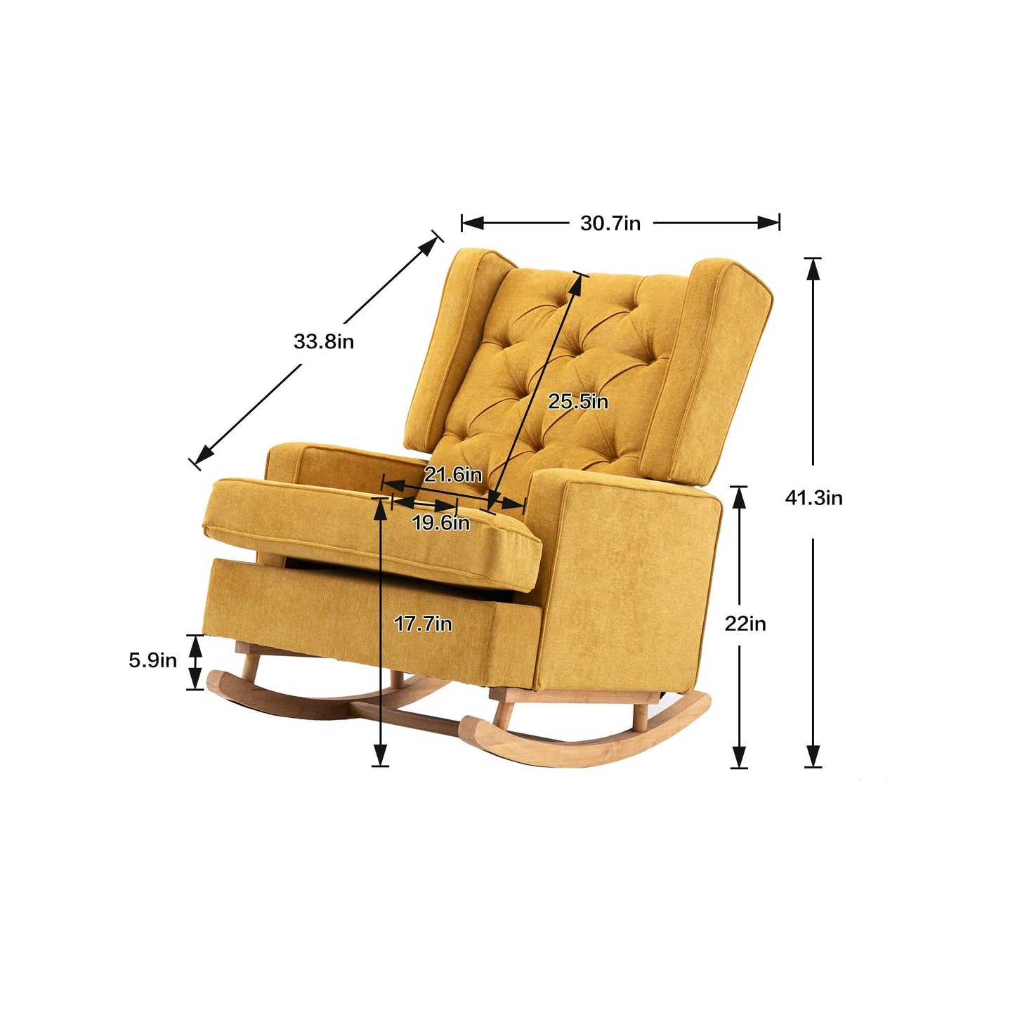 Living Room Comfortable Rocking Chair Accent Chair