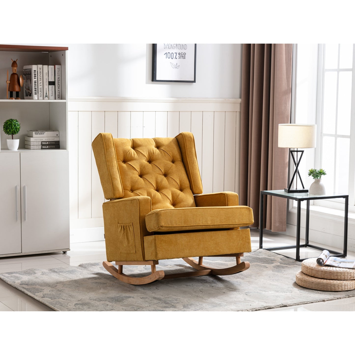 Living Room Comfortable Rocking Chair Accent Chair