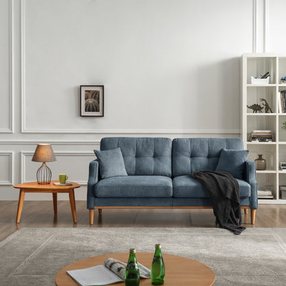 Living Space Waterproof Fabric 3-Seater Sofa with USB Charge Port