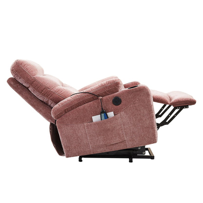Liyasi Electric Power Lift Recliner Chair Sofa with Massage and Heat for Elderly