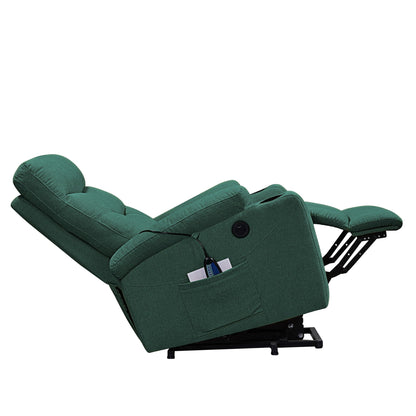 Liyasi Electric Power Lift Recliner Chair Sofa with Massage and Heat for Elderly