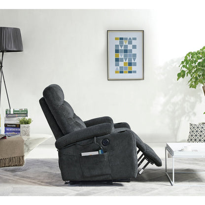 Liyasi Electric Power Lift Recliner Chair Sofa with Massage and Heat for Elderly