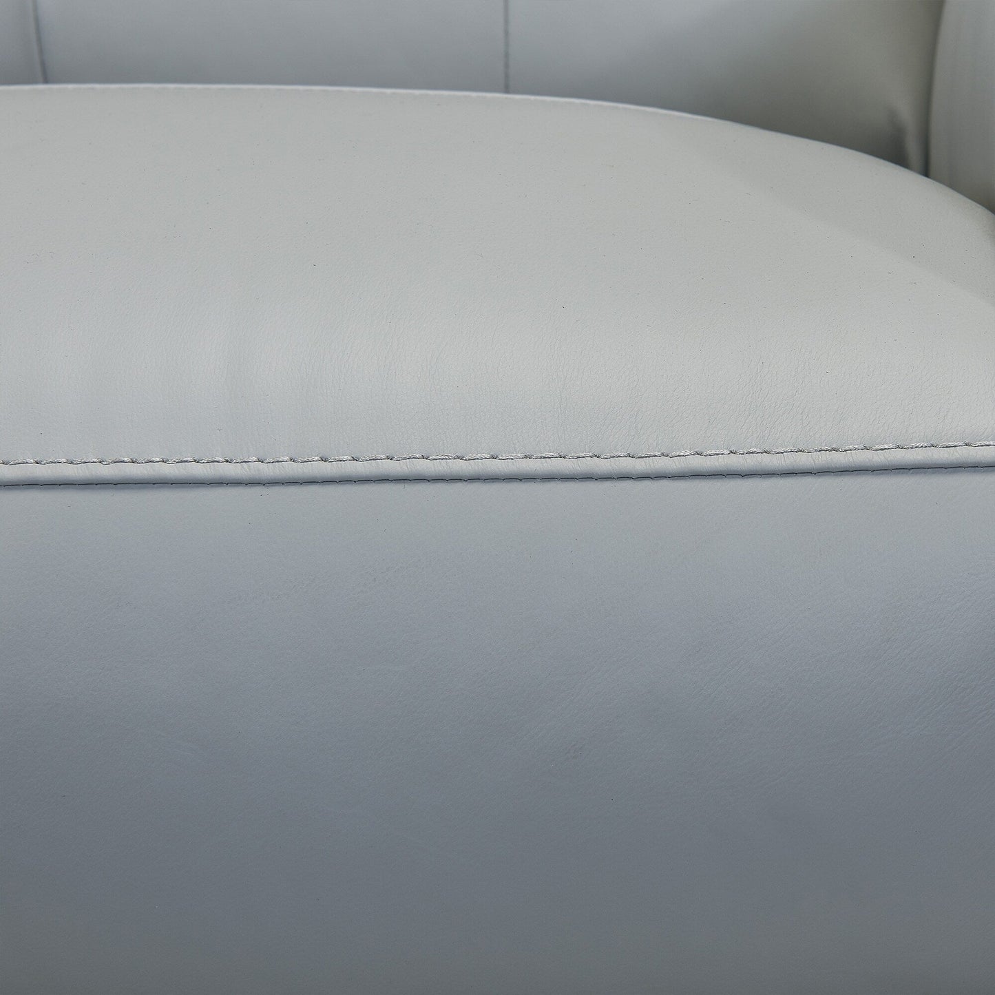 Lizette 78 Dove Gray or Brown Leather Power Recliner Sofa with USB