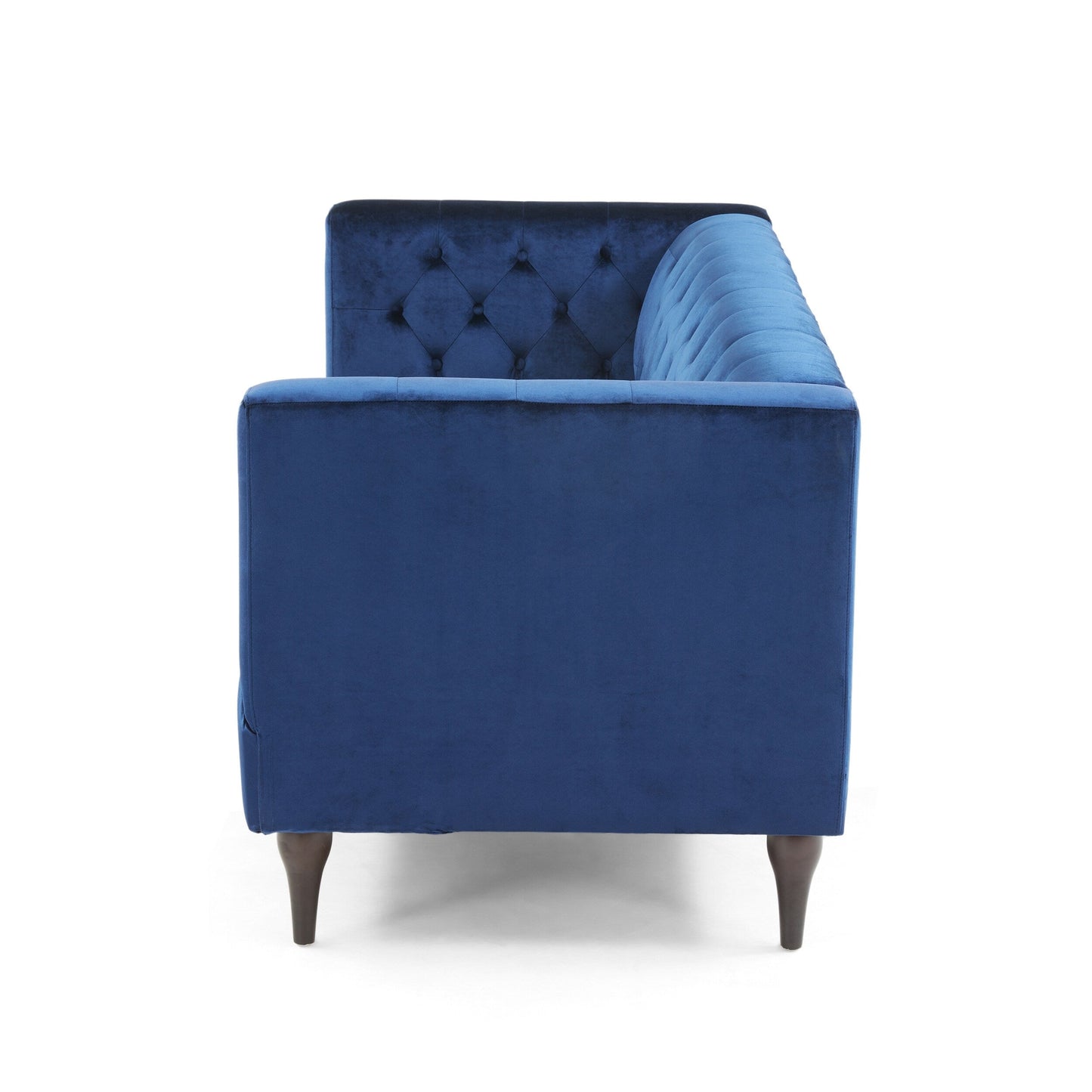 Loomis Contemporary Velvet 3-Seater Sofa by Christopher Knight Home