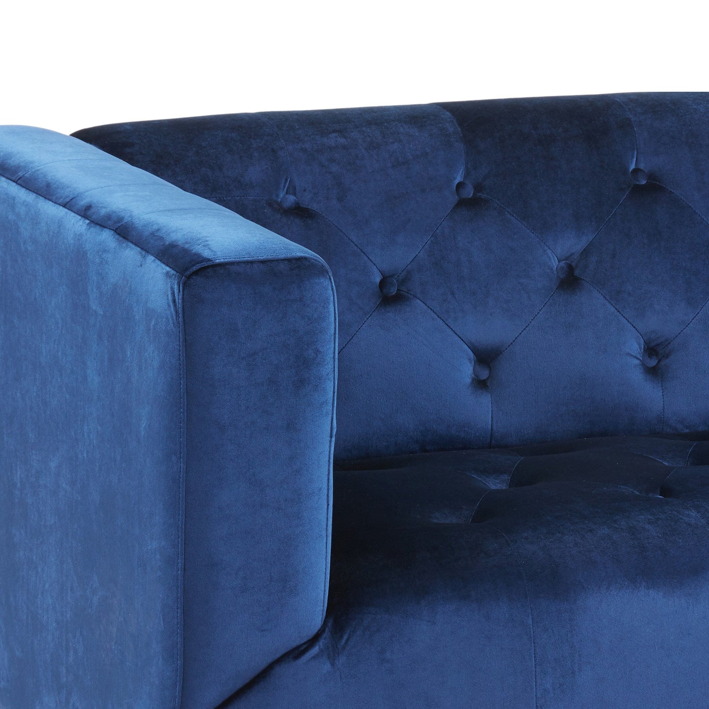 Loomis Contemporary Velvet 3-Seater Sofa by Christopher Knight Home