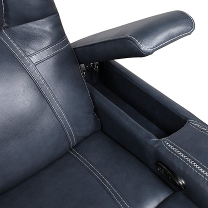 Lourical Leather Match Power Reclining Chair