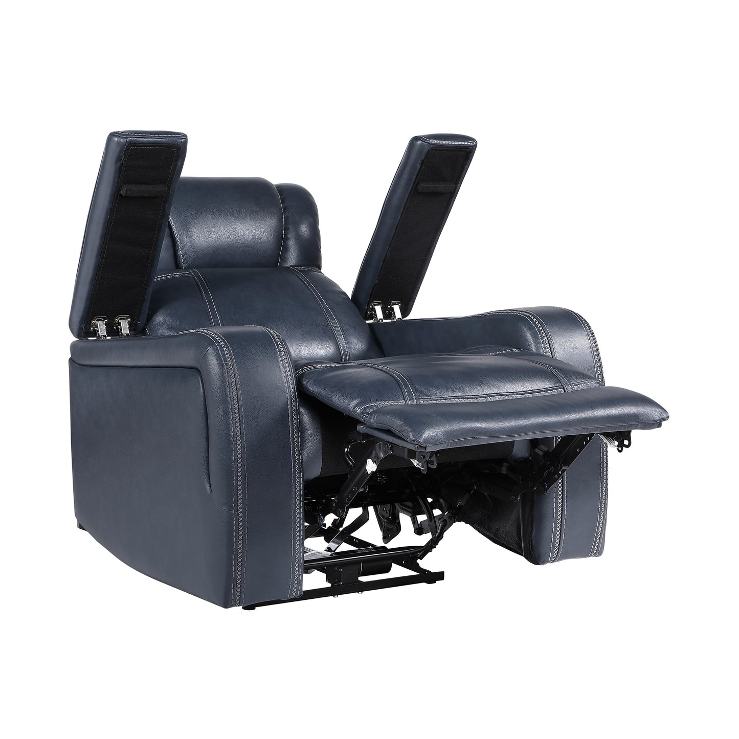 Lourical Leather Match Power Reclining Chair