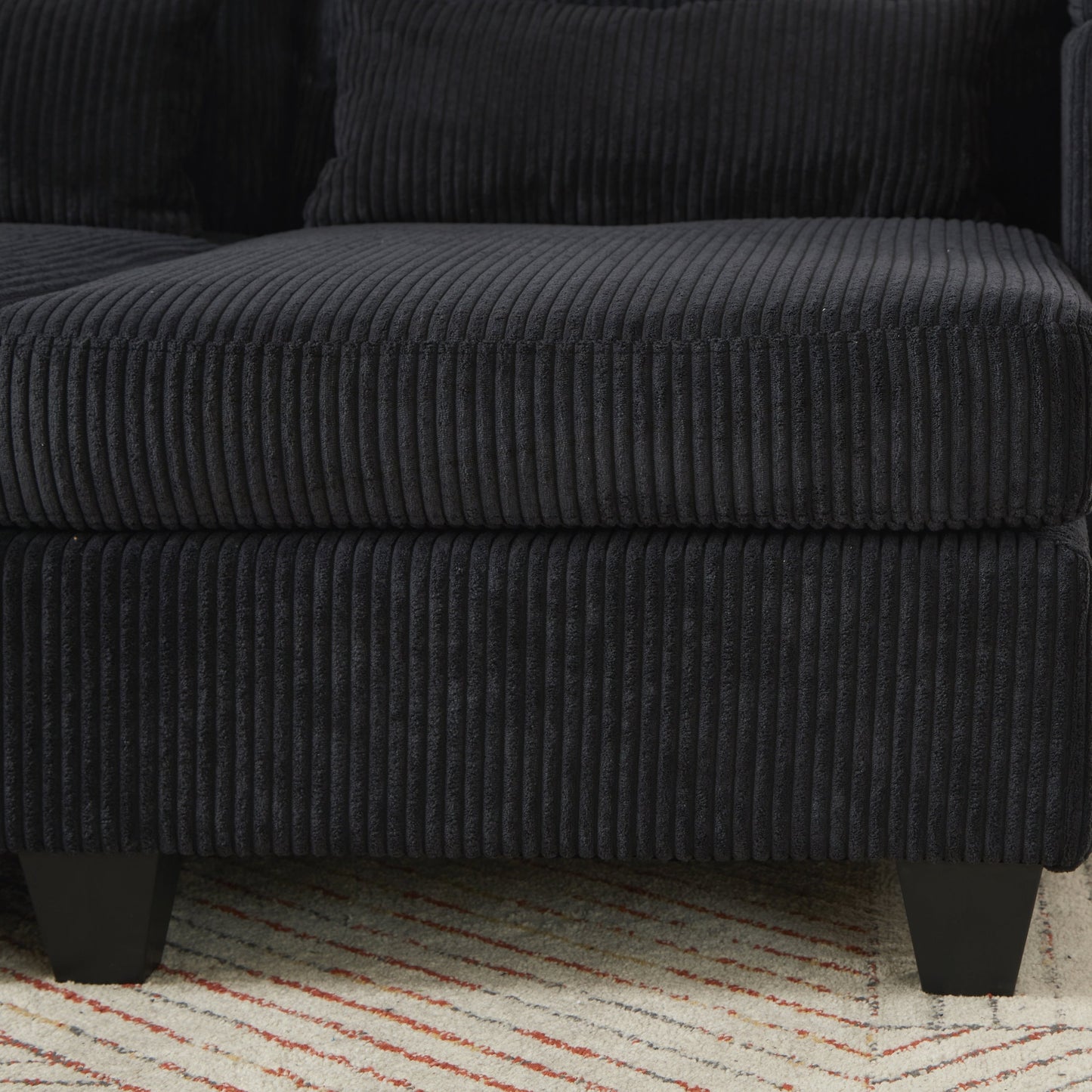 Loveseat Sofa Sofa Bed Corduroy Sleeper Sofa with USB Ports