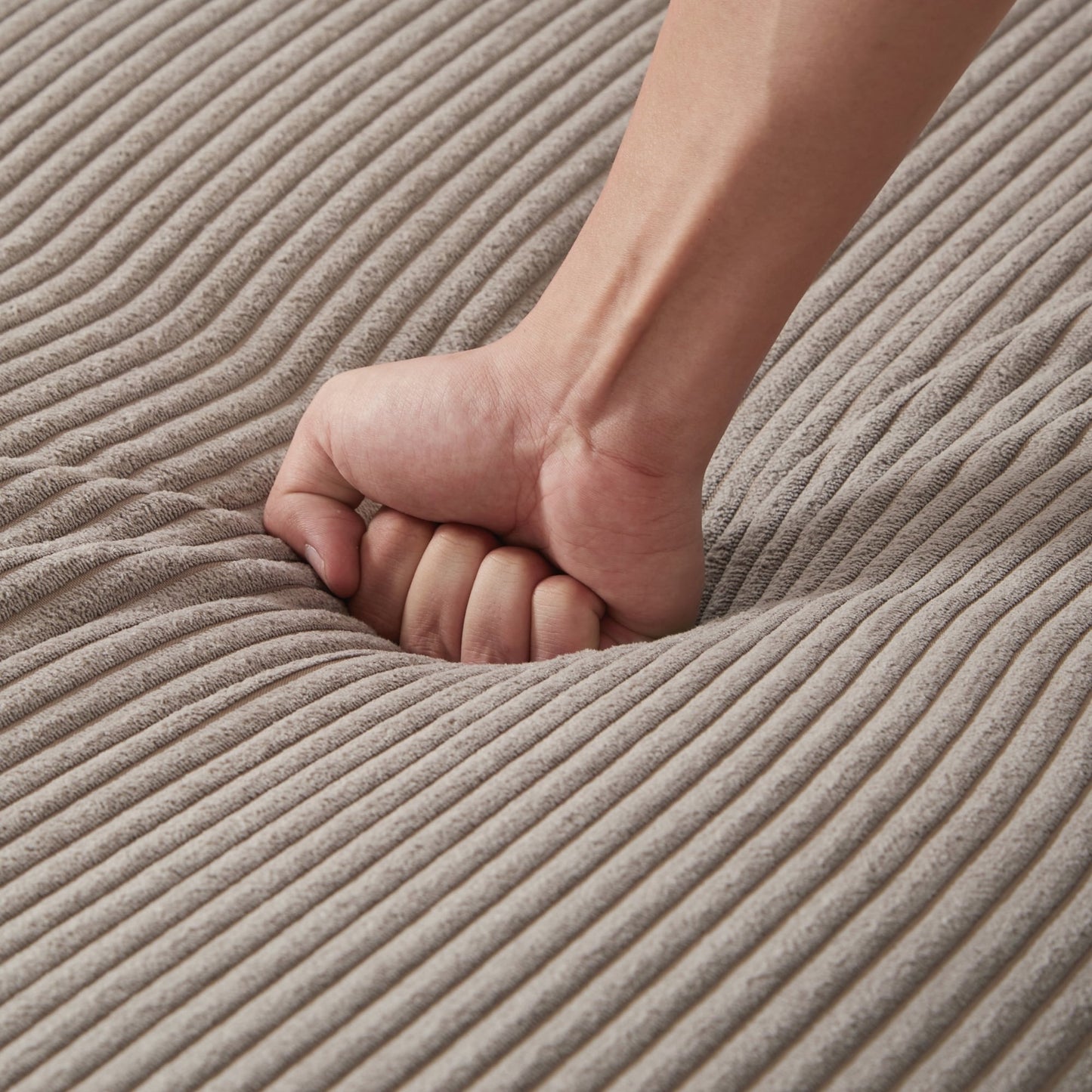 Loveseat Sofa Sofa Bed Corduroy Sleeper Sofa with USB Ports