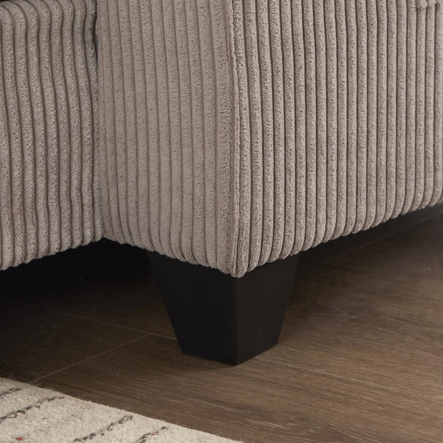 Loveseat Sofa Sofa Bed Corduroy Sleeper Sofa with USB Ports