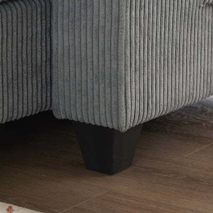 Loveseat Sofa Sofa Bed Corduroy Sleeper Sofa with USB Ports