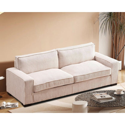 Luxe Corduroy Living Room Sofa
