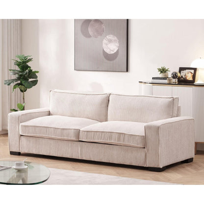 Luxe Corduroy Living Room Sofa