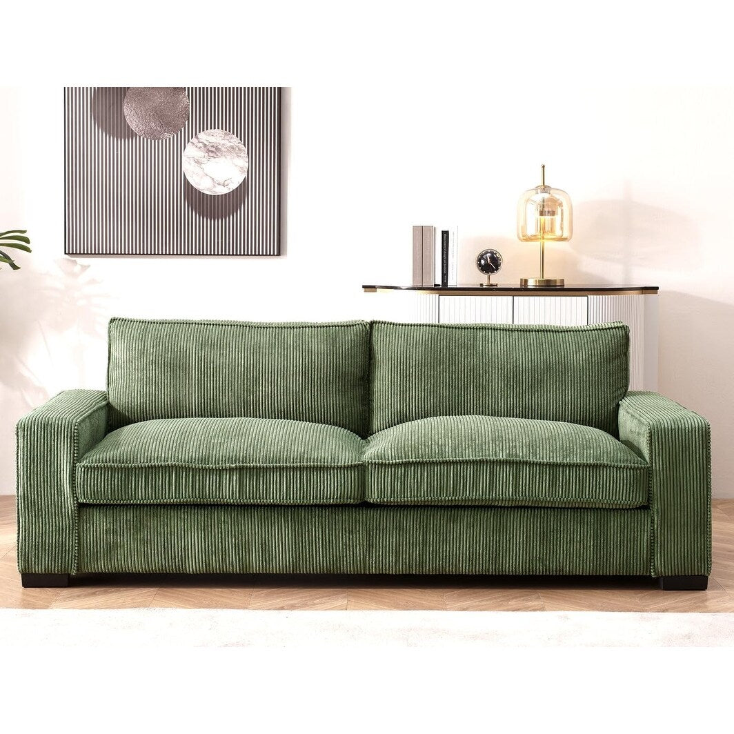 Luxe Corduroy Living Room Sofa