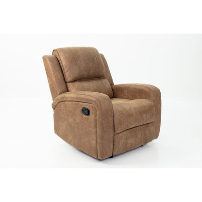 Luxurious Single Recliner with Horizontal and Vertical Tufting for Unmatched Comfort and Style