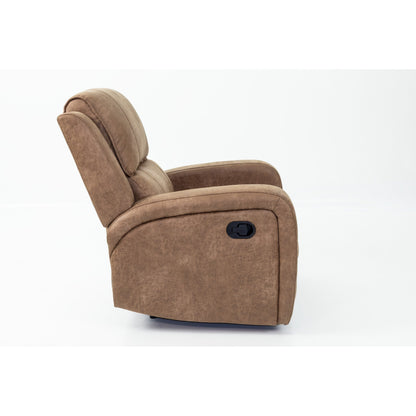 Luxurious Single Recliner with Horizontal and Vertical Tufting for Unmatched Comfort and Style