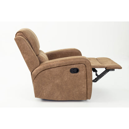 Luxurious Single Recliner with Horizontal and Vertical Tufting for Unmatched Comfort and Style