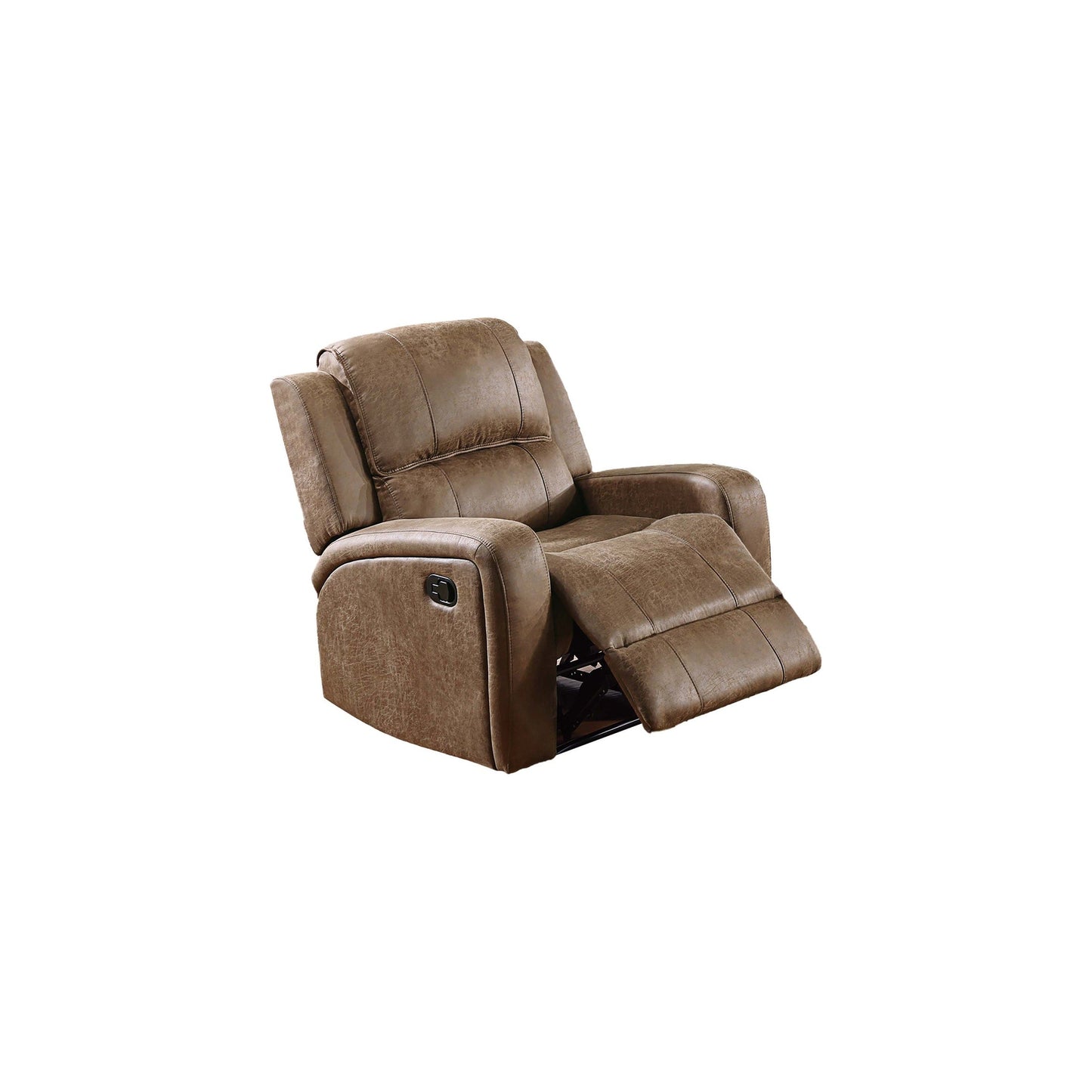 Luxurious Single Recliner with Horizontal and Vertical Tufting for Unmatched Comfort and Style