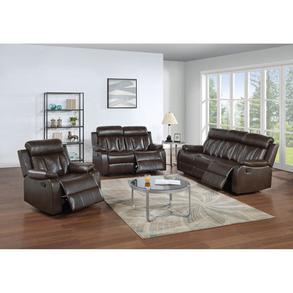 Luxurious Single Recliner with Plush Gel Leatherette Upholstery and Manual Reclining Feature