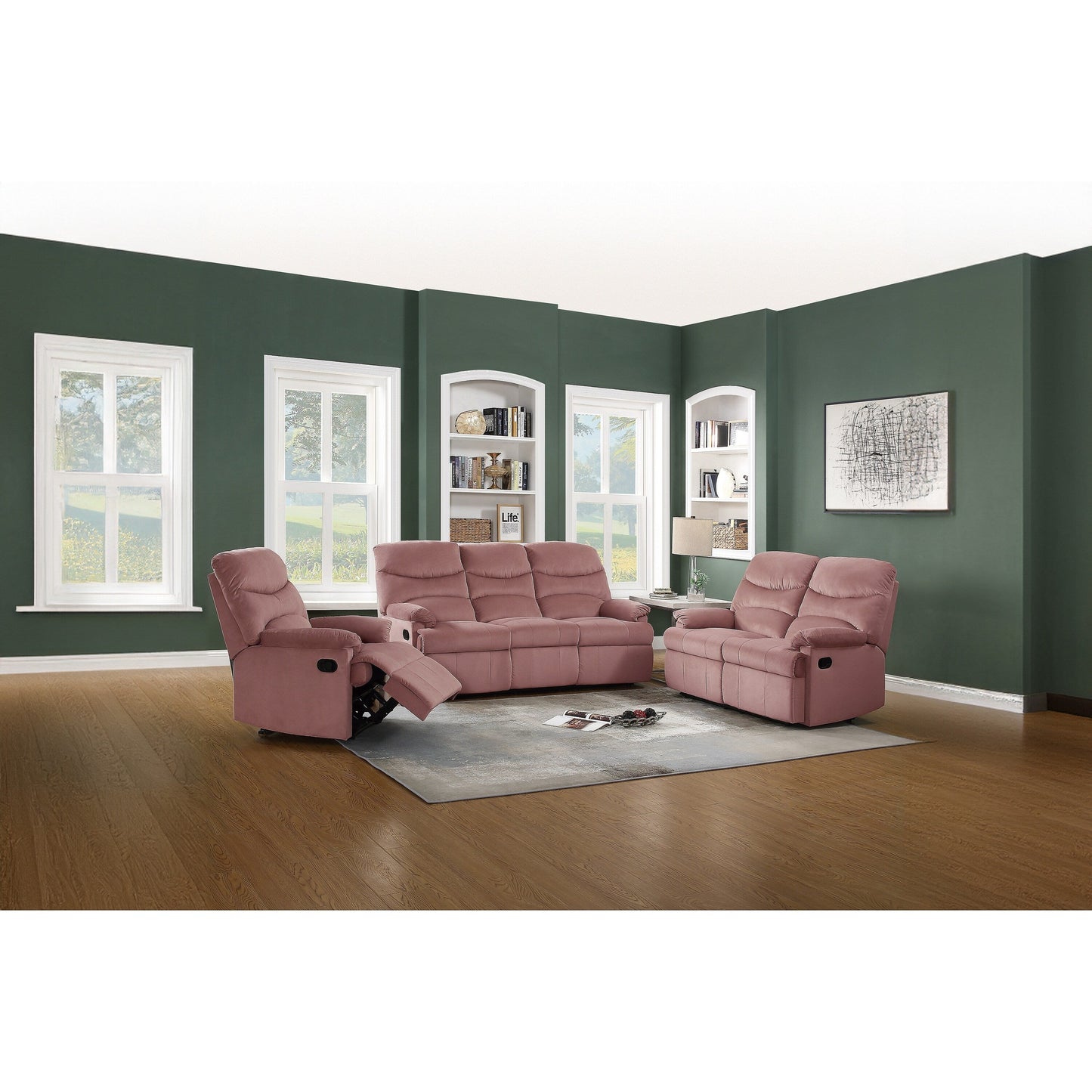 Luxurious Single Recliner with Tufted Back Cushion and Plush Armrests for Ultimate Comfort and Style