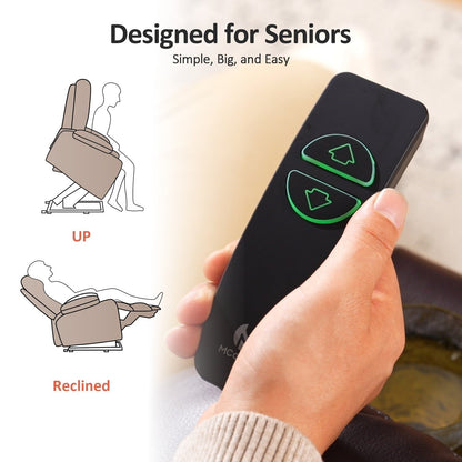 MCombo Power Lift Recliner Chair with Extended Footrest for Elderly People