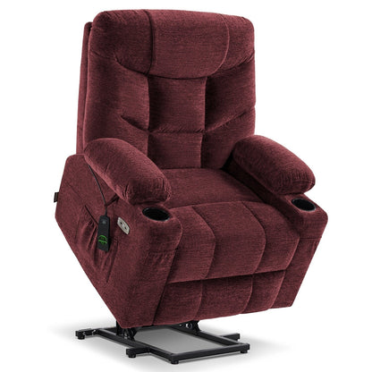 MCombo Power Lift Recliner Chair with Extended Footrest for Elderly People
