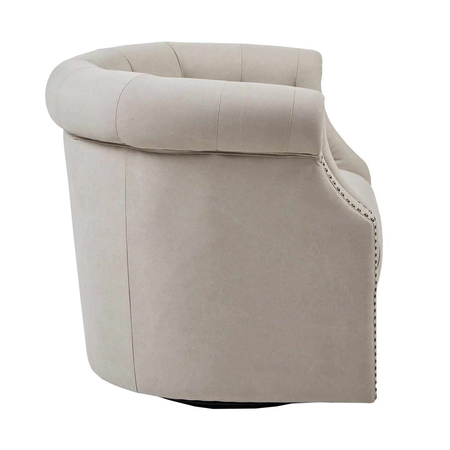 Madison Park Admiral Beige 360 degree Swivel Chair