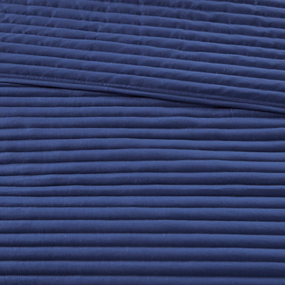 Madison Park Anchorage 8 Piece Printed Seersucker Comforter and Quilt Set Collection