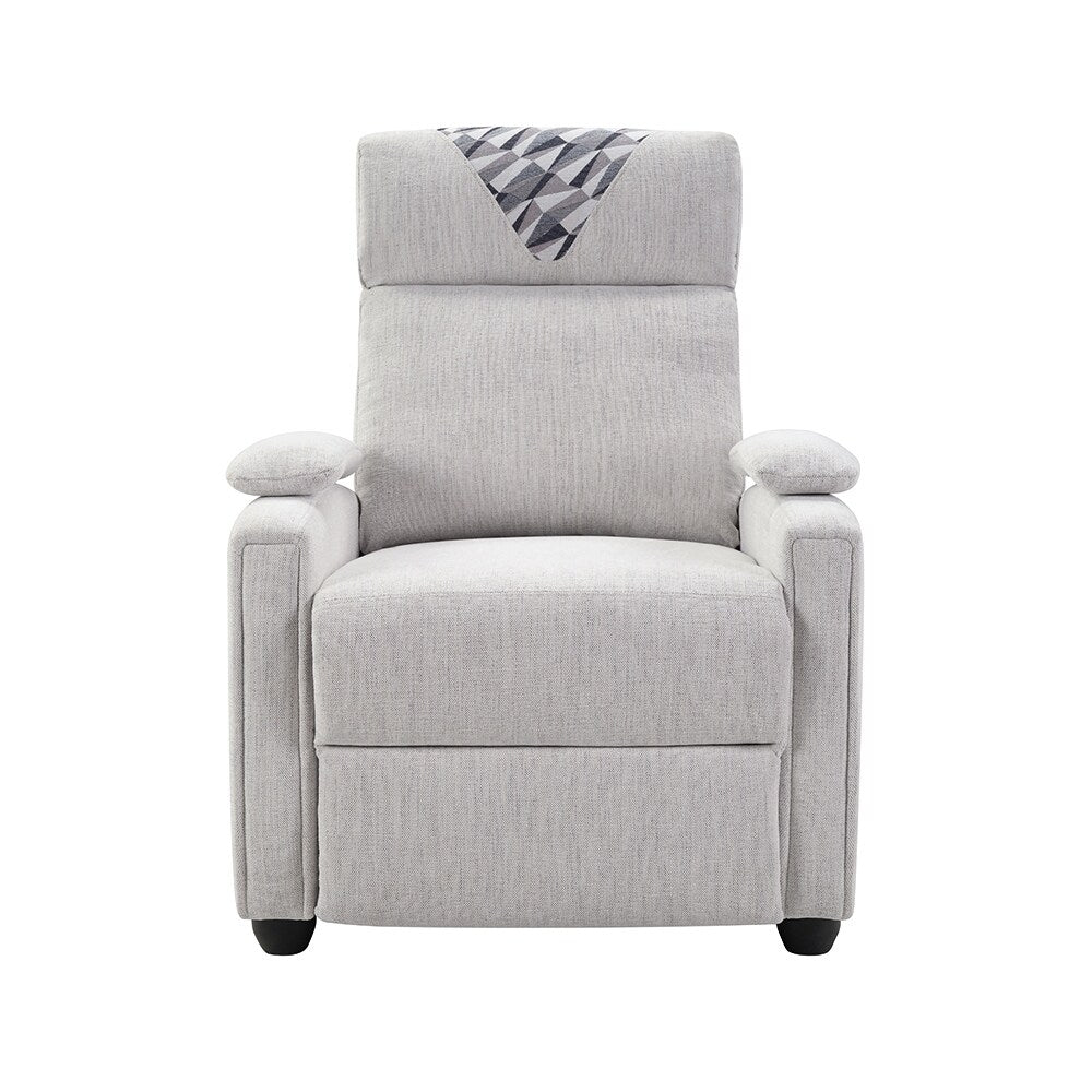 Manual Recliner Chair Classic Design with Plush Arms Back,Living Room