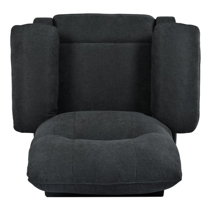 Manual Recliner with Heated Massage, Sturdy Fabric Upholstery, and Portable Design for Living Room Use