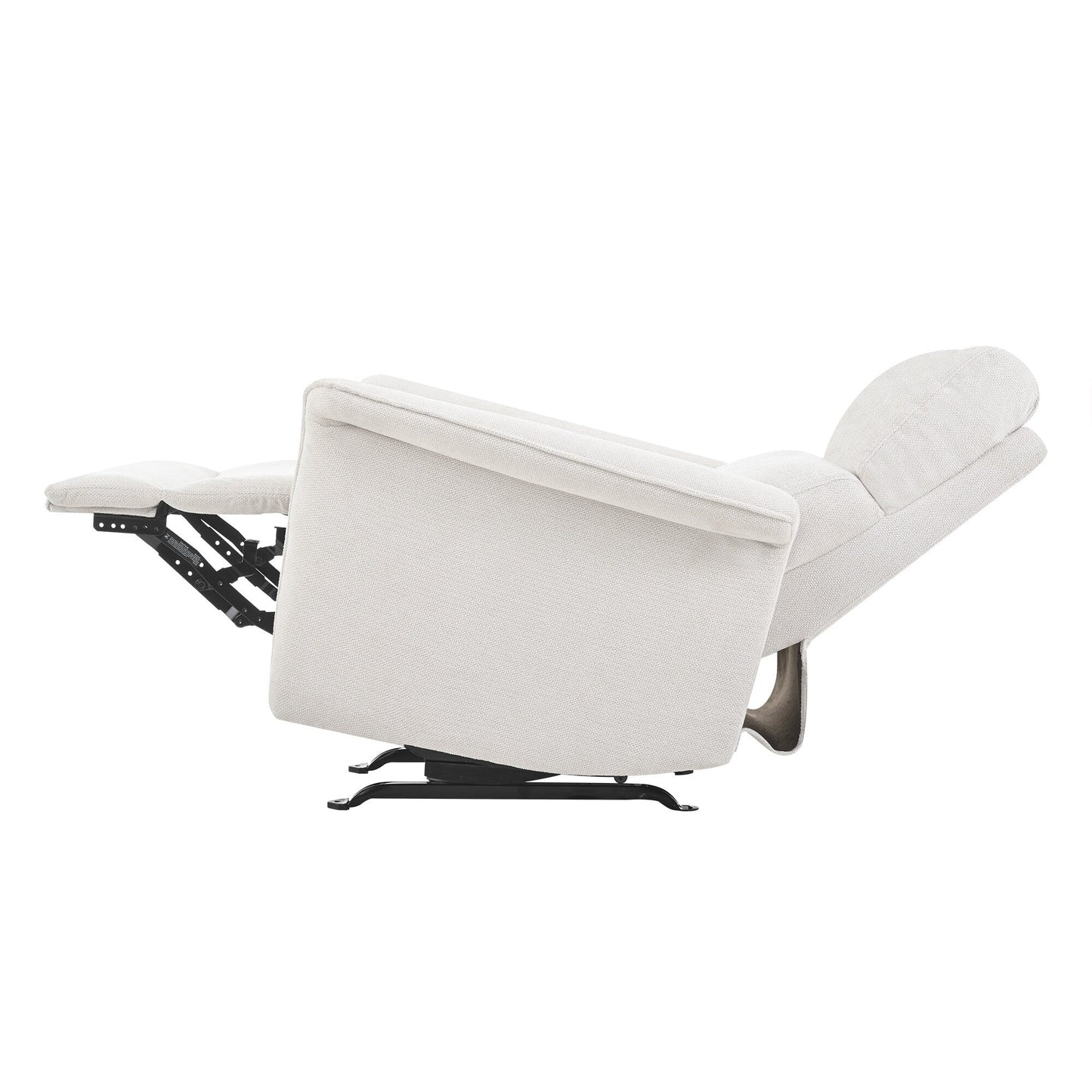 Manual Rocker Recliner Chair For Adults,Manual Rocking Glider Recliner,Fabric Nursery Chair,Single Sofa Recliner,Wide Armrests