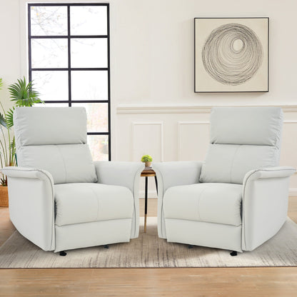 Manual Rocker Recliner Chair For Adults,Manual Rocking Glider Recliner,Fabric Nursery Chair,Single Sofa Recliner,Wide Armrests