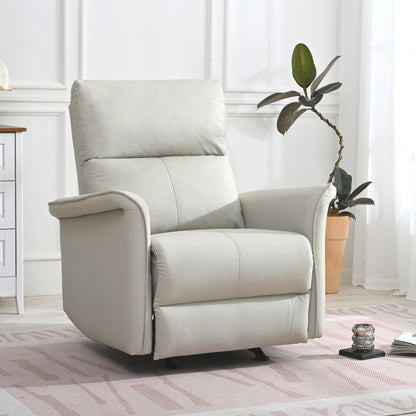 Manual Rocker Recliner Chair For Adults,Manual Rocking Glider Recliner,Fabric Nursery Chair,Single Sofa Recliner,Wide Armrests