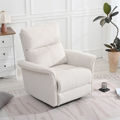 Manual Rocker Recliner Chair For Adults,Manual Rocking Glider Recliner,Fabric Nursery Chair,Single Sofa Recliner,Wide Armrests