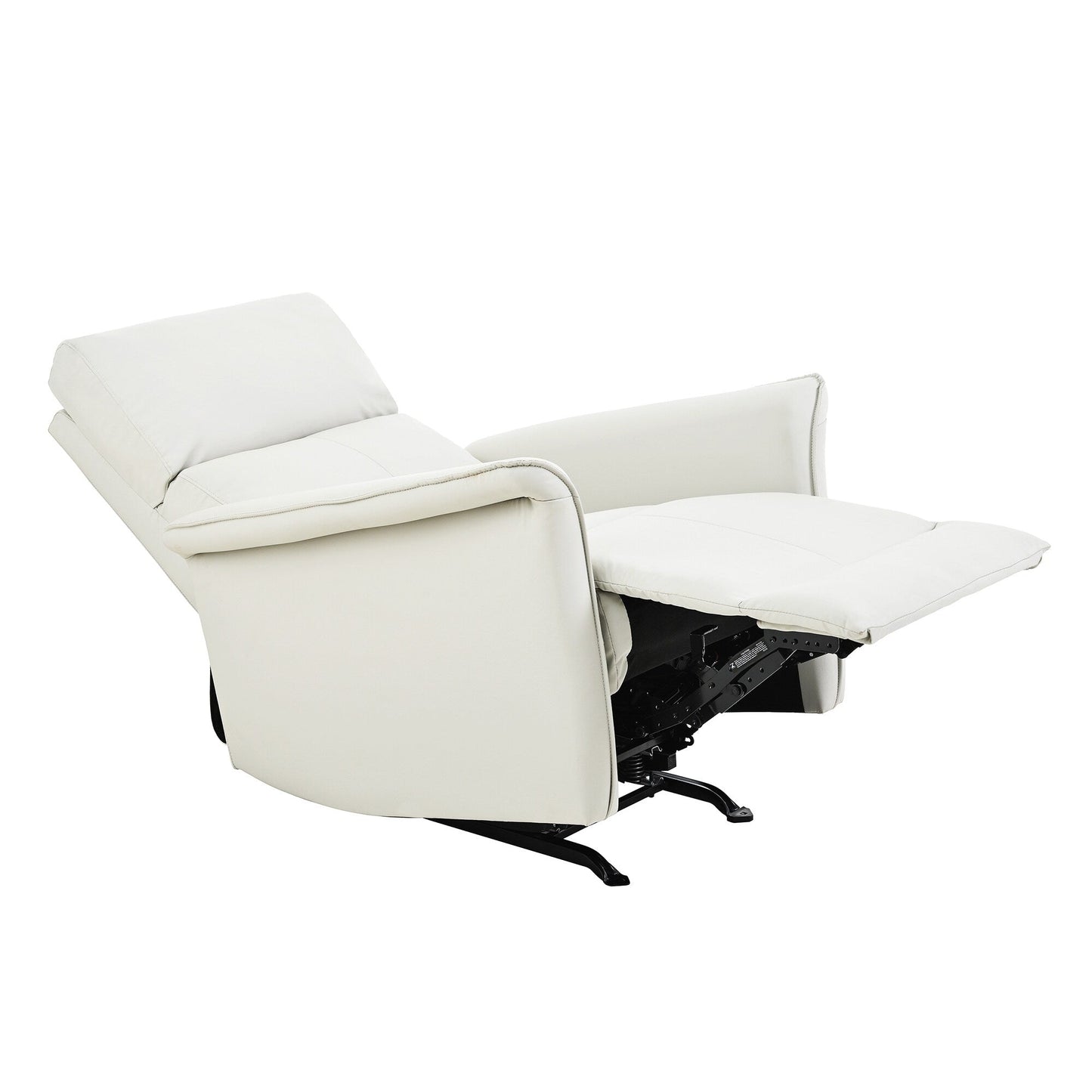 Manual Rocker Recliner Chair For Adults,Manual Rocking Glider Recliner,Fabric Nursery Chair,Single Sofa Recliner,Wide Armrests