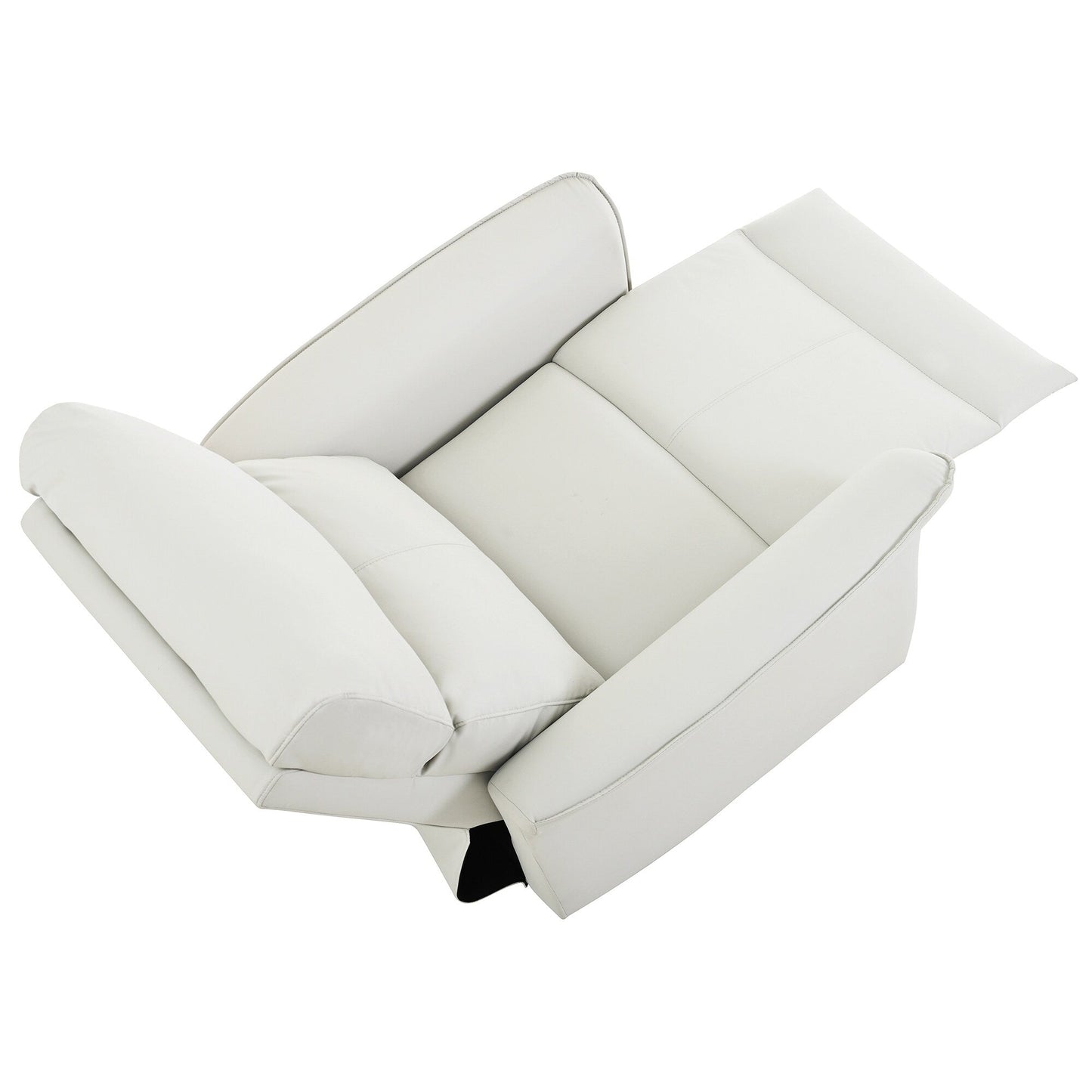 Manual Rocker Recliner Chair For Adults,Manual Rocking Glider Recliner,Fabric Nursery Chair,Single Sofa Recliner,Wide Armrests