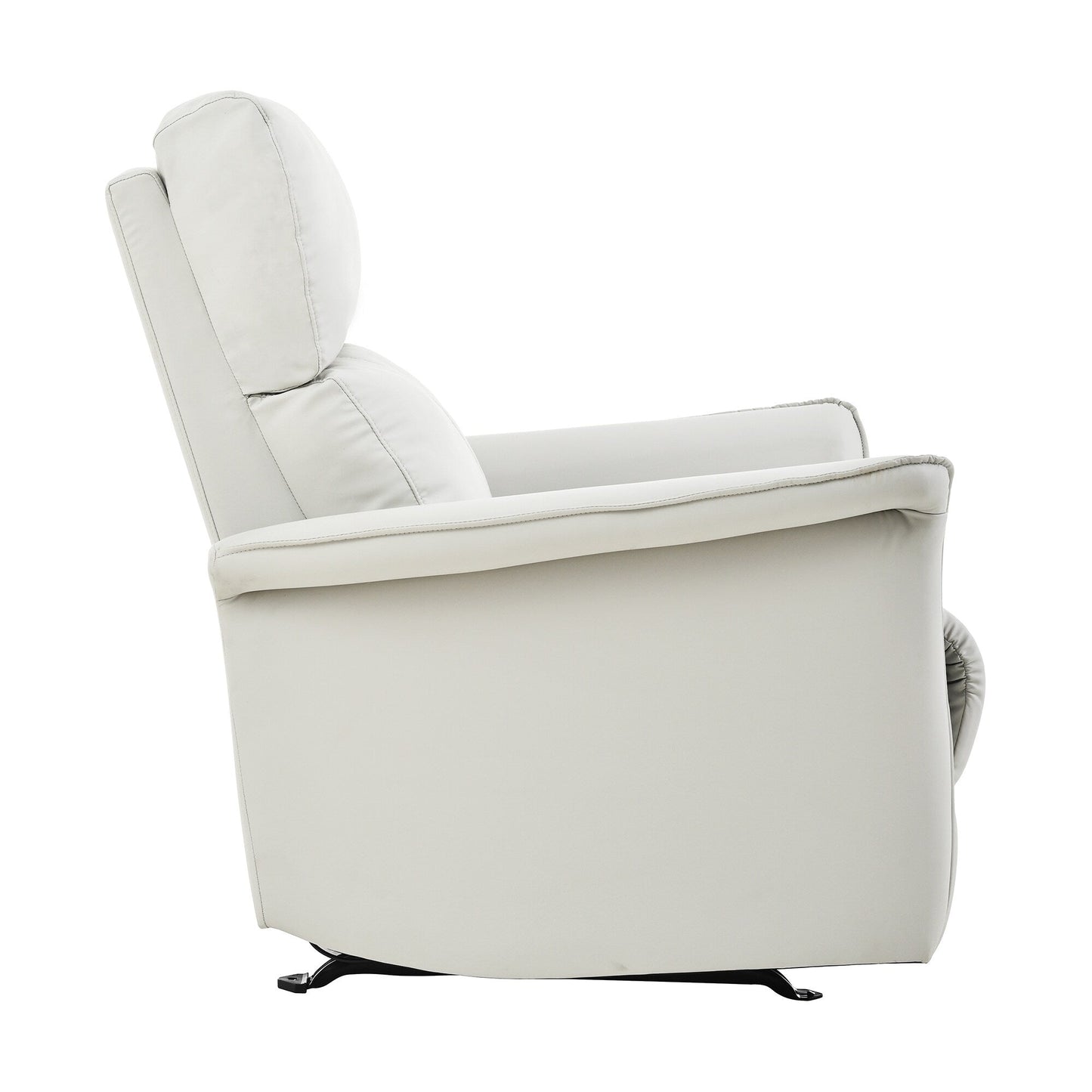 Manual Rocker Recliner Chair For Adults,Manual Rocking Glider Recliner,Fabric Nursery Chair,Single Sofa Recliner,Wide Armrests