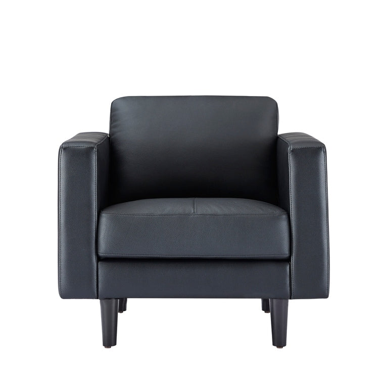 Genuine Mid-Century Leather Sofa Couch for Living Room Luxury Couch Sofa Furniture for Home Office Bedroom
